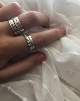 hand stamped rings