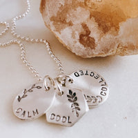 Calm, Cool and Collected Charm Necklace