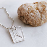 Letter K Artisan Charm Necklace
