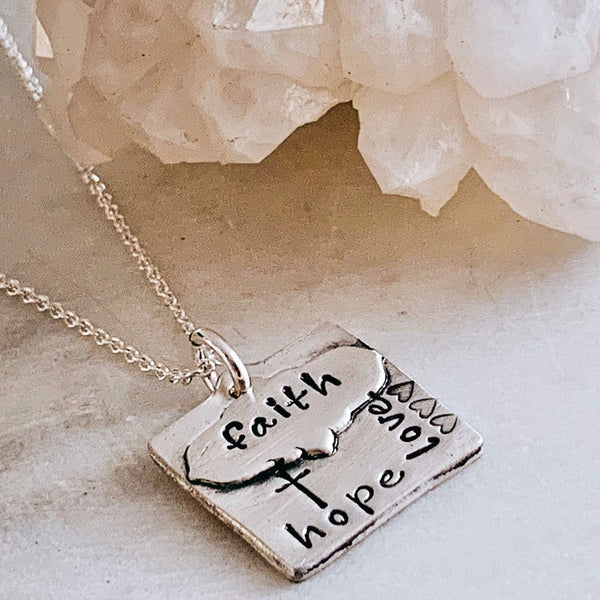faith hope love nacklace